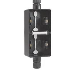 Hydro opbouwdoos 2V verticaal +2x M20 wartel doorvoer 2kant