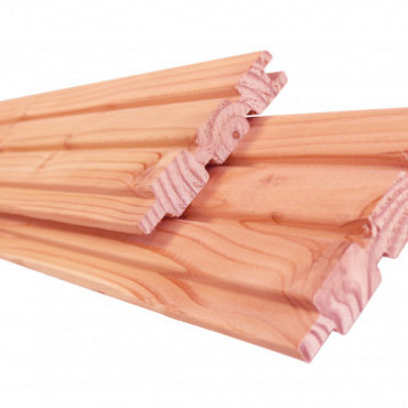 Douglas geschaafd 2-zijdig triple profiel 2,7 x 14,5 x 224cm, onbehandeld