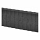 Mini Rondobandpalissade 6x25x50 cm zwart