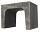 U-element 40x40x50 cm antraciet