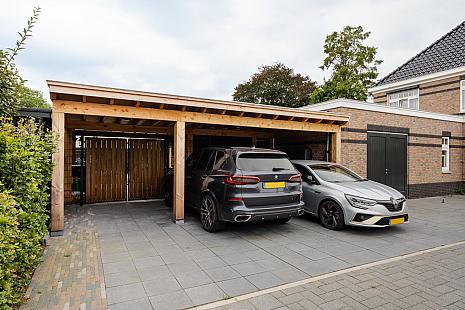 carport douglas voor de auto