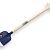 Schepbats Atlas gehard, blauw, gepolijst met schopsteel 110 cm. gebogen.