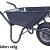 Kruiwagen HUMMER 85 L staal rondneus + metalen velg