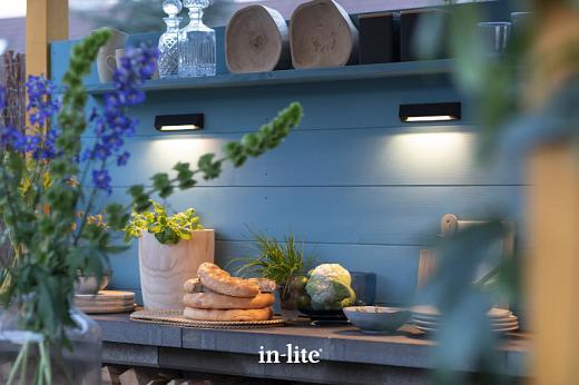 Wandlamp Wedge slim Dark Grey
