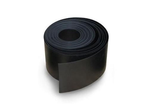 Hillfence privacystroken op rol, 19 cm breed en 50 m1 lang, zwart.