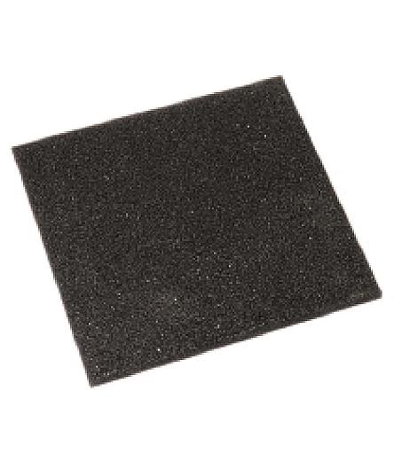 Rubbertegel 50x50x4.5 cm zwart