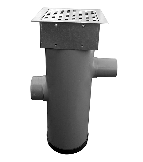 Hydroblob Zandvangput met loofscheider Ø 20cm, in- en uitlaat  Ø 100mm