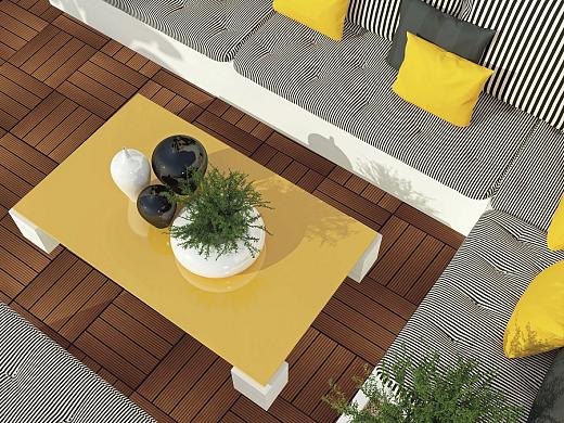 DuoWood Havana composiet vlonderplank 2,5x14,6x500 cm