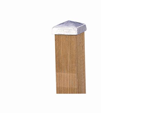 Paalornament vuurverzinkt piramide 71x71mm