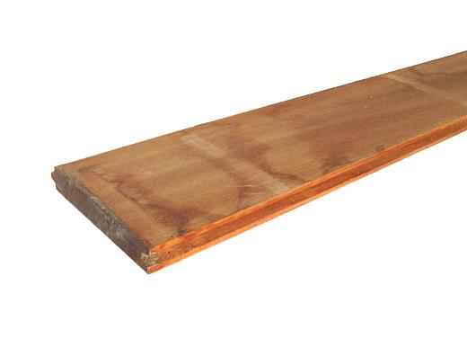 Damwand hardhout Angelim Vermelho 3x18.5x500cm