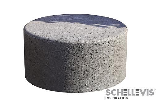 Schellevis zitelement (rond) 60x40 cm Grijs