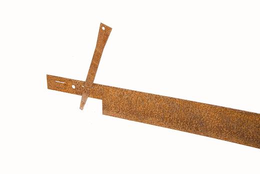 COL-MET corten staal 3mm, 225x20.3 cm Incl. pennen