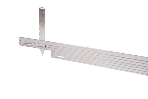 Alu Mevo Edge PRO zilver 4.8mm, 229x10.2 cm Incl. pennen