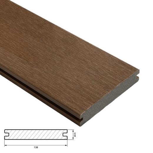 WPC 22,5x138mm Fiberdeck Premium massief Ipé Lengte: 300 cm