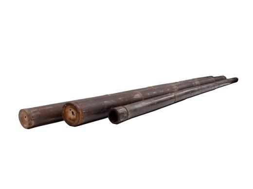 Bamboe paal zwart 300 x 8-10 cm