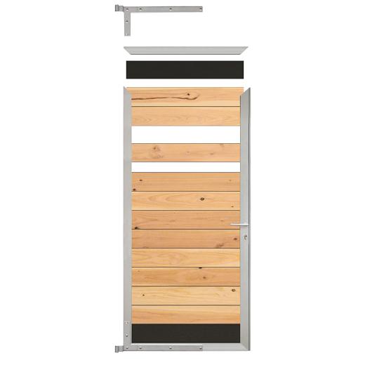 Mix&Match zelfbouw deurset aluminium 90x195cm