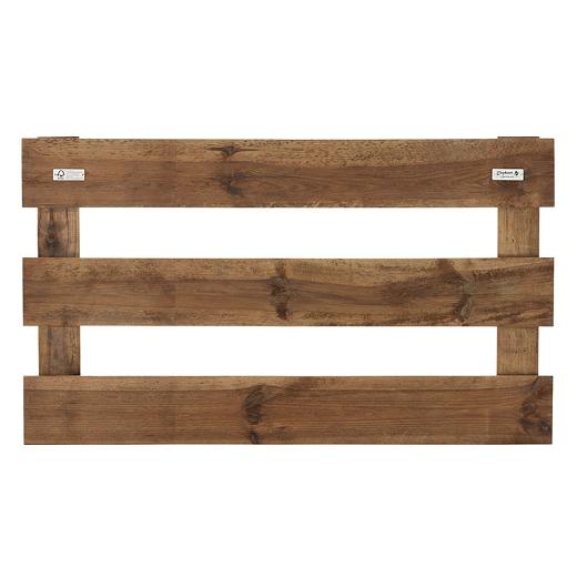 Dekkerhout grenen hek XL 120x70cm bruin geimpregneerd
