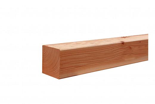 Douglas geschaafde paal 12 x 12 x 500 cm, onbehandeld.