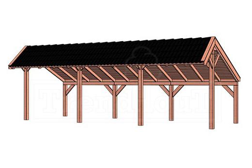 Kapschuur De Heerd 9000x4250x3250mm (bxdxh)