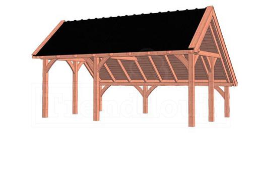 Kapschuur De Hoeve XL 6500x4400x3750mm (bxdxh)