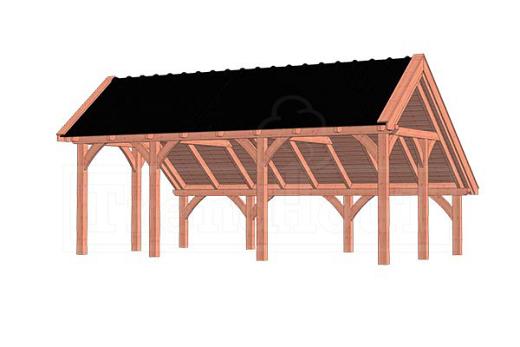 Kapschuur De Hoeve XL 7100x4400x3750mm (bxdxh)