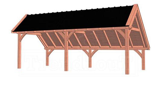Kapschuur De Hoeve XL 7700x3800x3450mm (bxdxh)