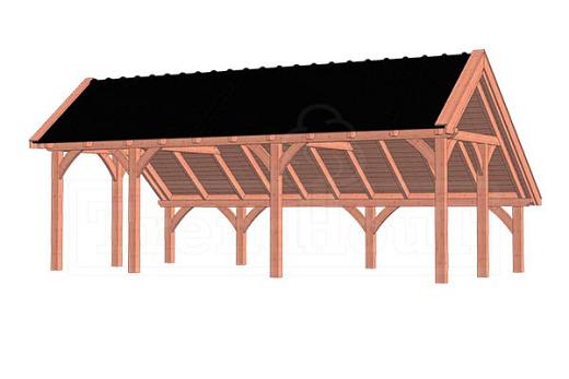 Kapschuur De Hoeve XL 8150x4400x3750mm (bxdxh)