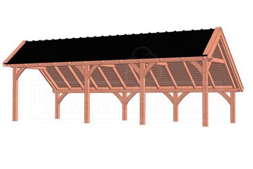 Kapschuur De Hoeve XL 8850x3800x3450mm (bxdxh)