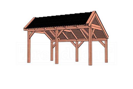 Kapschuur De Stee 5000x3600x3350mm (bxdxh)