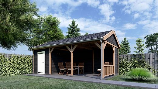 Zadeldak Betula 6150x4150x3350mm (bxdxh)