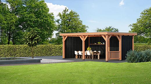 Buitenverblijf Siena 4150x3500x2500mm (bxdxh)