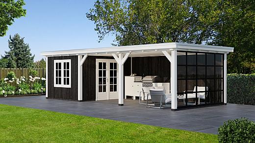 Buitenverblijf Siena 8800x4150x2500mm (bxdxh)