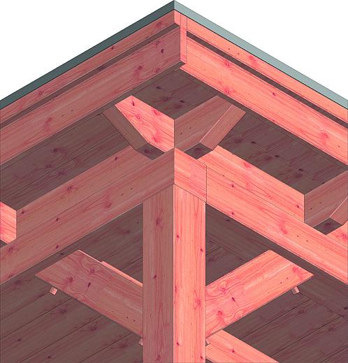 Aanbouwveranda Lucca 7950x3250x2600mm (bxdxh)