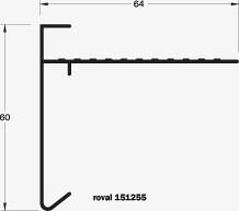 Roval Classic standaard daktrim 60x64mm Lengte 250cm