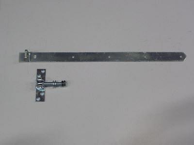 Verstelbare duimheng / Plaat 130x35mm / Heng 670x40mm - Galvanisch verzinkt