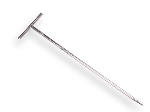 Draadpen, lengte 600 mm, diameter ø 12 mm, verzinkt met T-kop.
