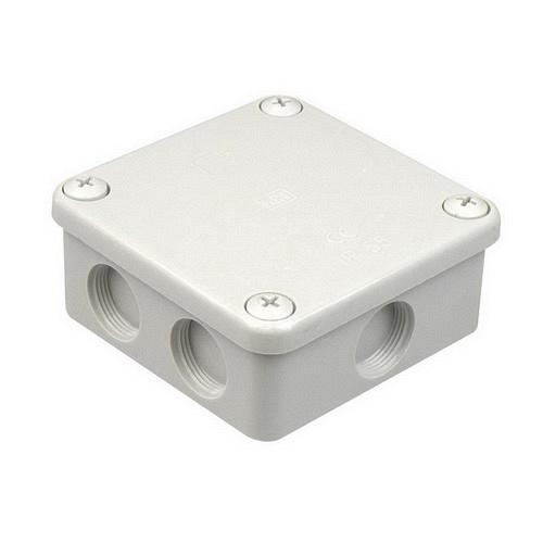 Universeel kabeldoos +3 wartels PG16 grijs