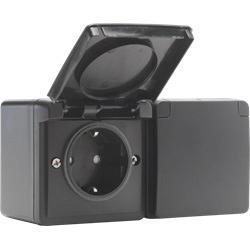 Hydro WD WCD 2V + RA - insteek + horizontaal zwart