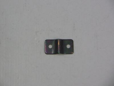 Traliebeslag voor 5mm, zwart verzinkt 20x36mm - per st.