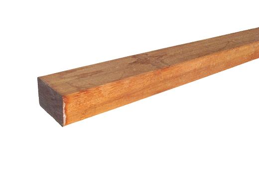 Regel hardhout Angelim Vermelho geschaafd 4.5x9.0x300cm