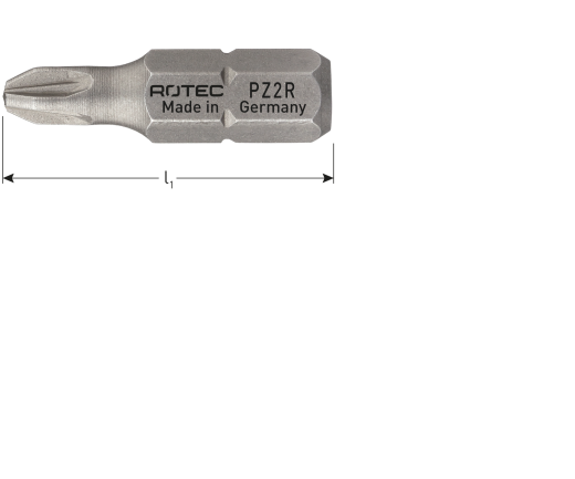 PRO Schroefbit Pozi PZ2R L=25 (2 st per set)