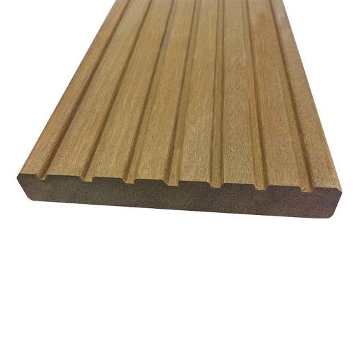 Bangkirai vlonderplank glad/ribbel 2.5x14.5x550cm