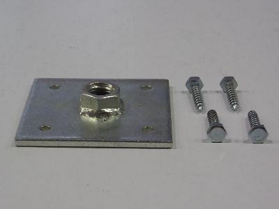 Set voor betonpoer - gelaste moer M20 110x110x6mm