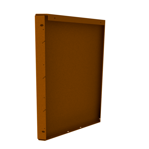 Fixed Height Line paneel hoogte 56 cm - lengte 200 cm - corten
