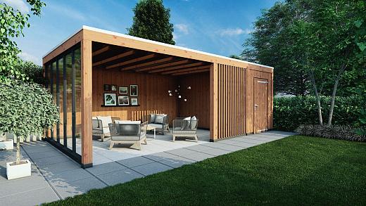 Buitenverblijf Palermo 6000x3700x2450mm (bxdxh)