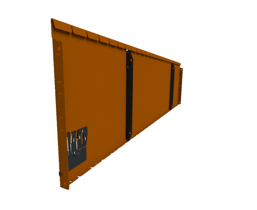 Flexline corten hoogte 40 cm - lengte 216 cm - incl. grondnagels