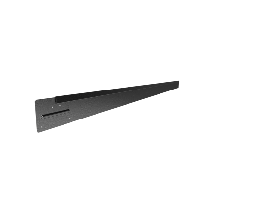 Rigidline gegalvaniseerd hoogte 10cm - lengte 220 cm - incl. 3 platte grondpennen en verbindingsplaa