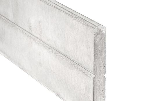 Betonplaat Blokhutprofiel motief 4,8 x 26 x 184 cm grijs ongecoat