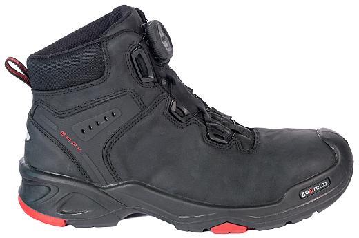 Werkschoenen Braxton S3 hoog zwart + kruipneus mt 46