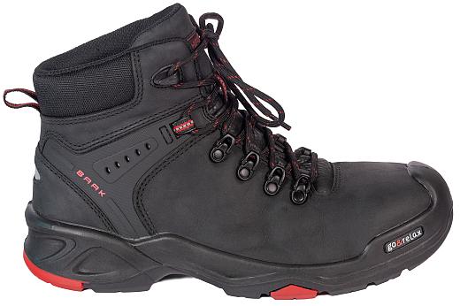 Werkschoenen Brooklyn S3 hoog zwart + kruipneus mt 44